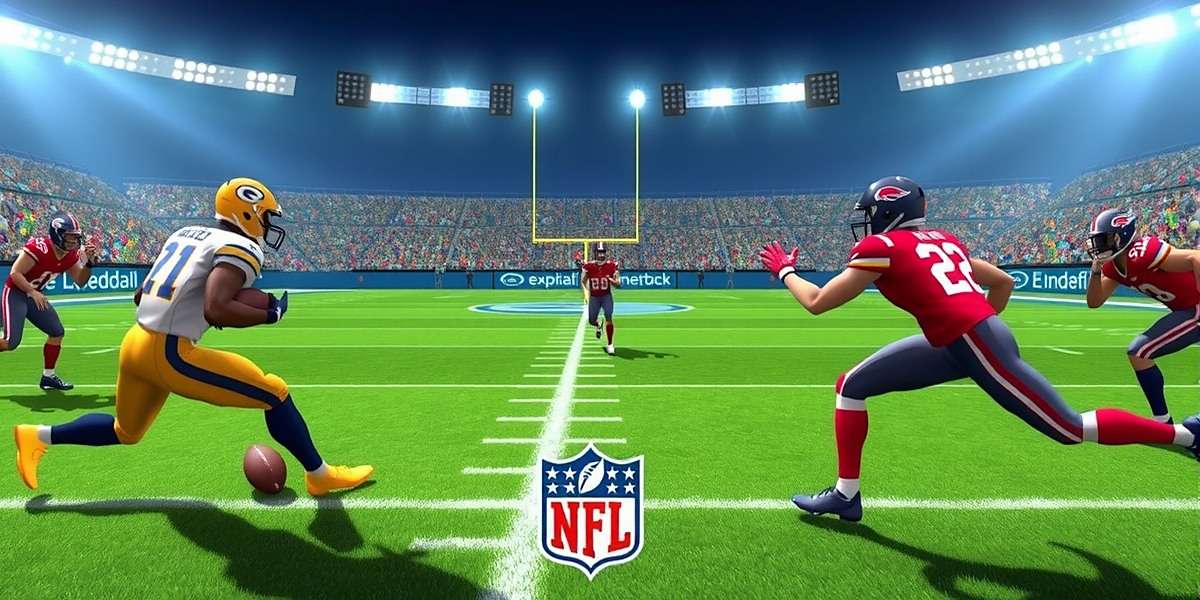 NFL India Epic Battle Gameplay Screenshot NFL India Epic Battle gameplay showing a critical match moment with Indian team players