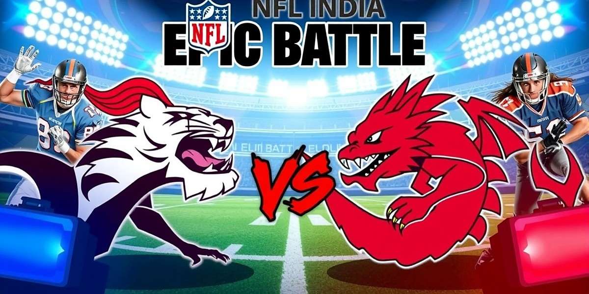 NFL India Epic Battle Indian Teams NFL India Epic Battle Indian teams competing in a match - Mumbai Tigers vs Delhi Dragons